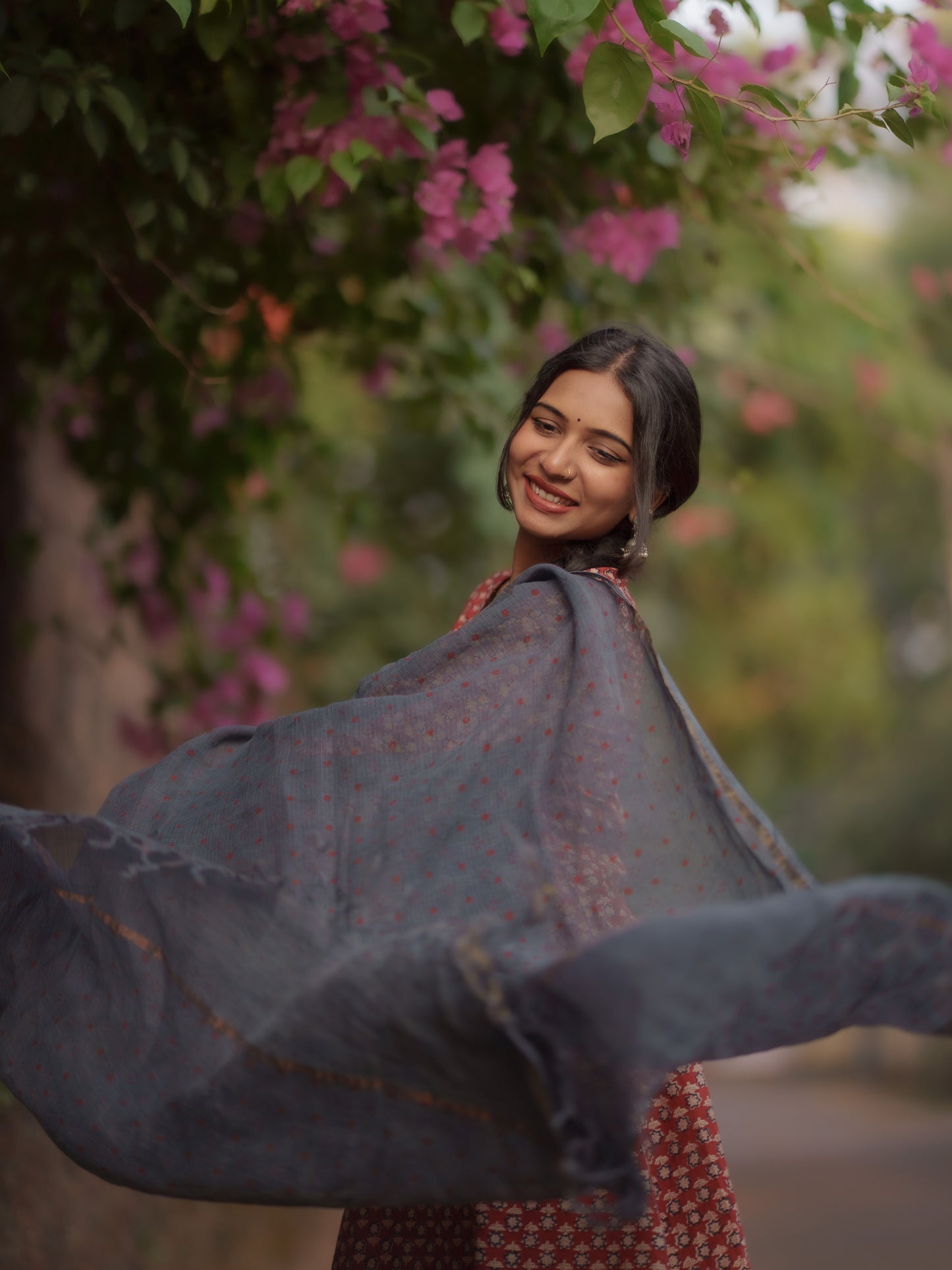 Maya Madder Red Bagru Co-ord Set