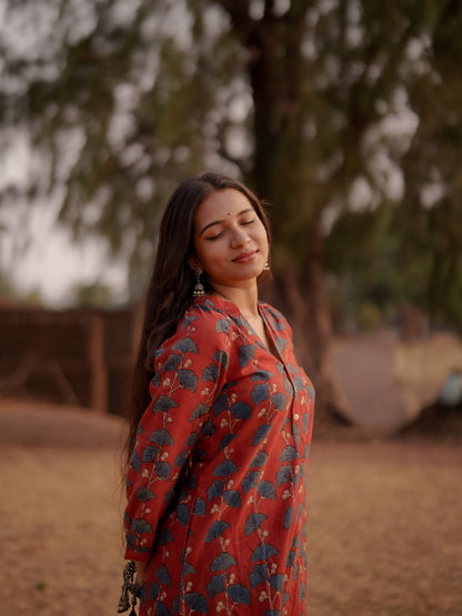Safar Madder Ajrakh Co-ord Set