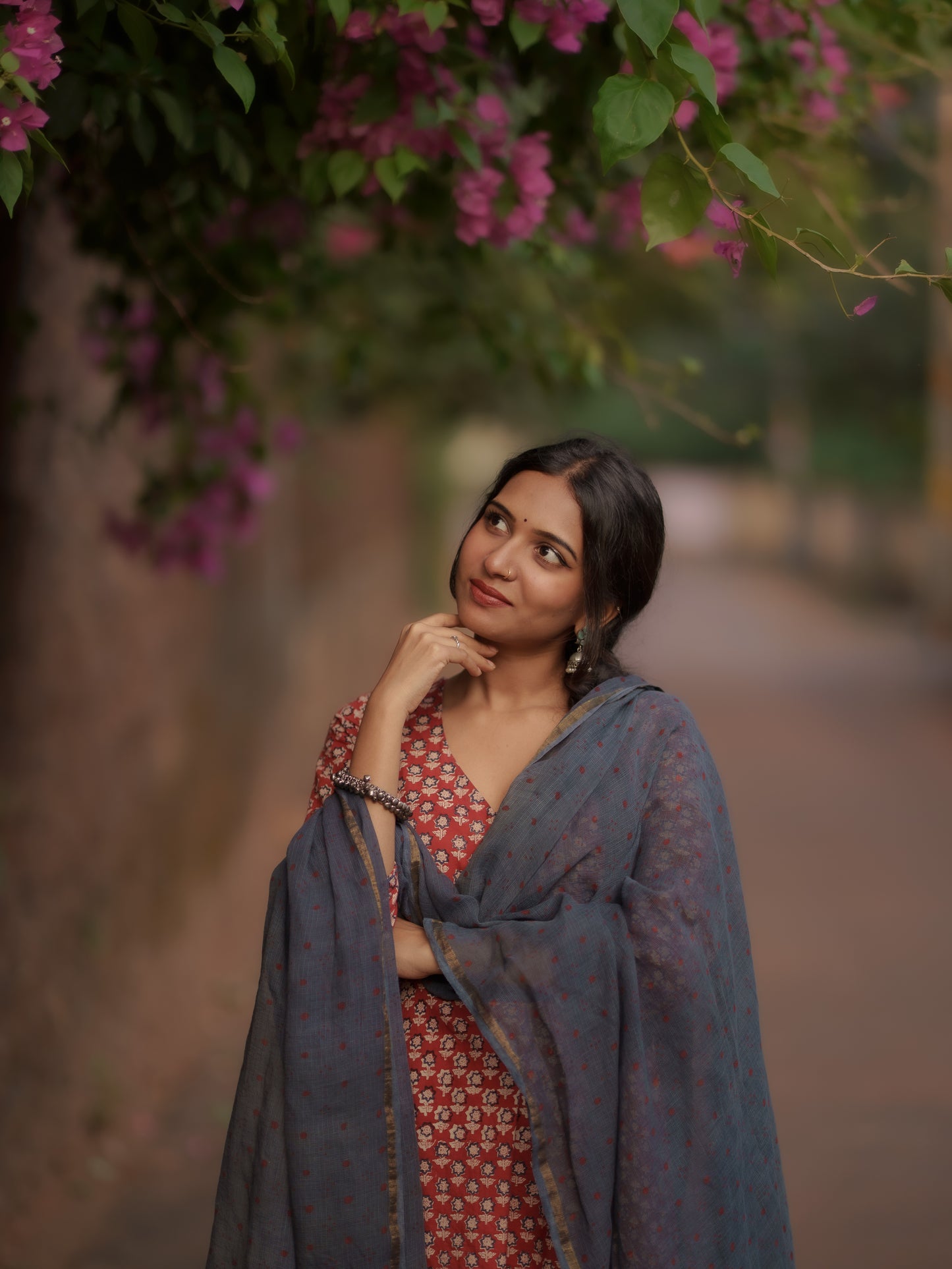 Maya Madder Red Bagru Co-ord Set