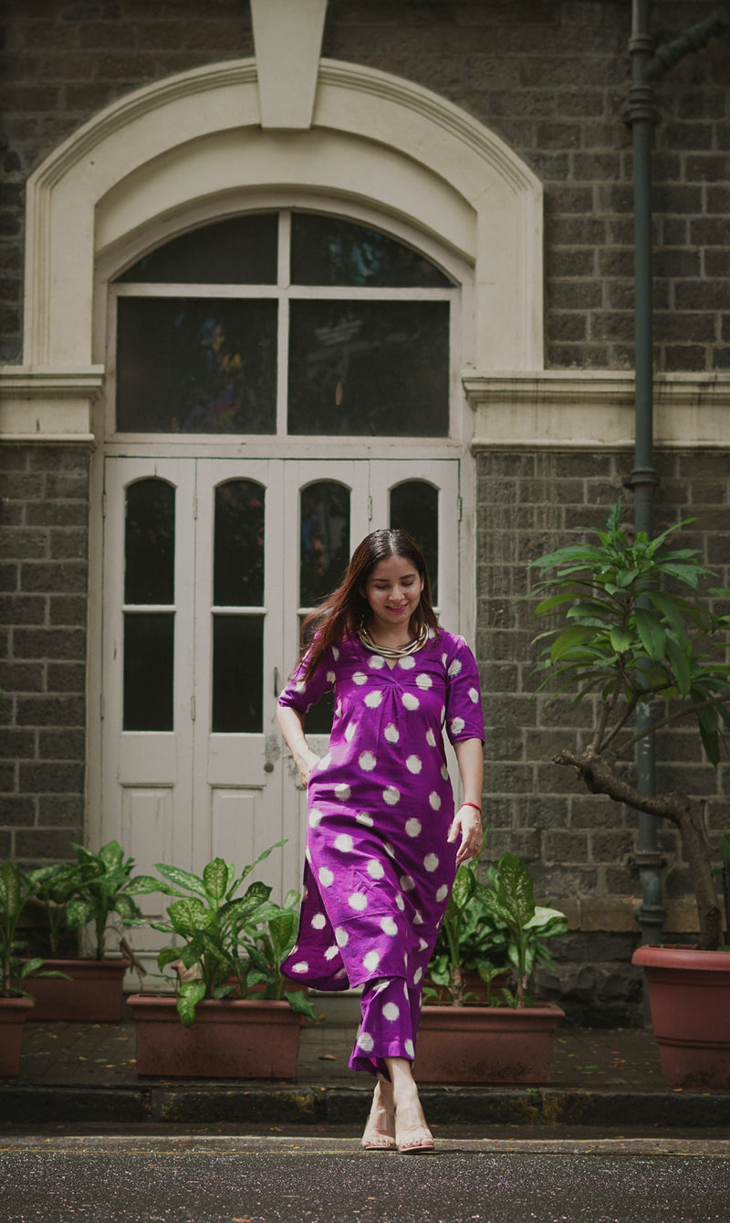 Agni Purple Co-ord Set