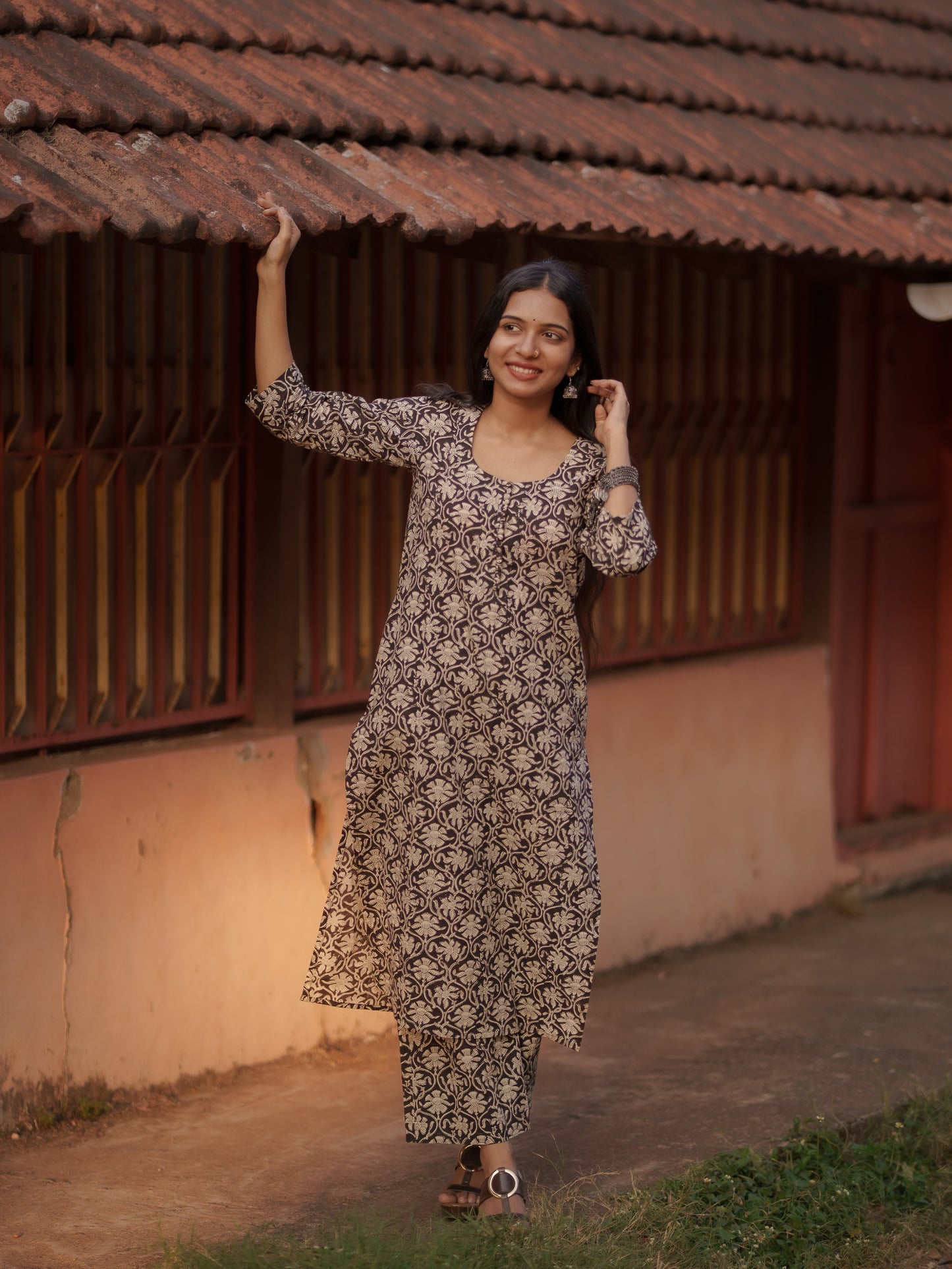 Myraa Bagru Co-ord Set