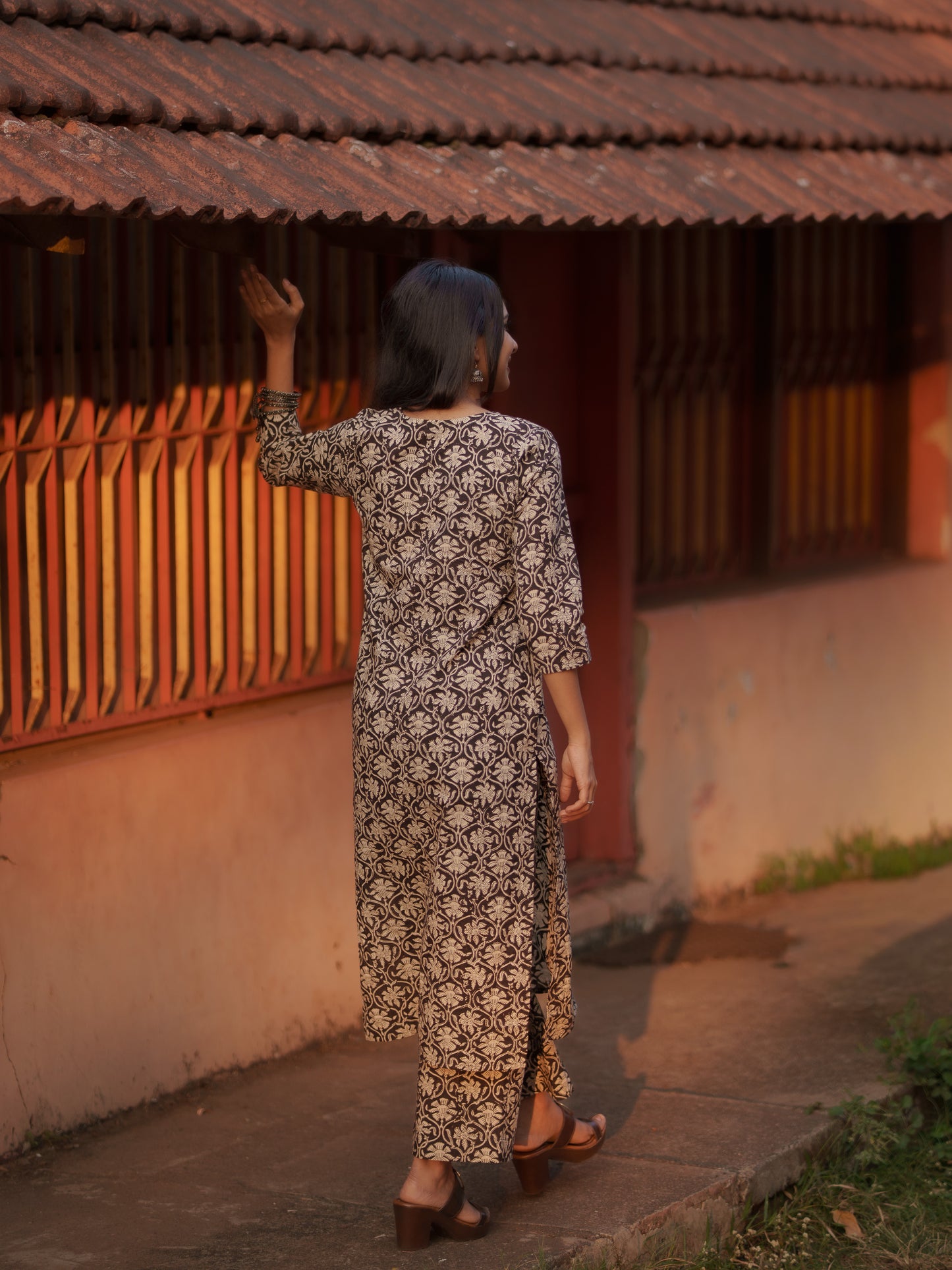 Myraa Bagru Co-ord Set