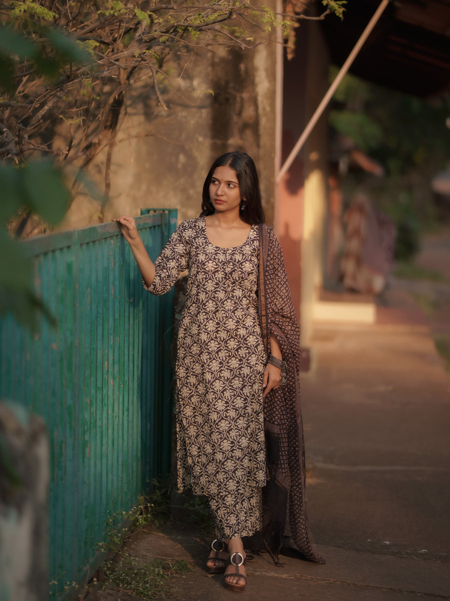Myraa Bagru Co-ord Set