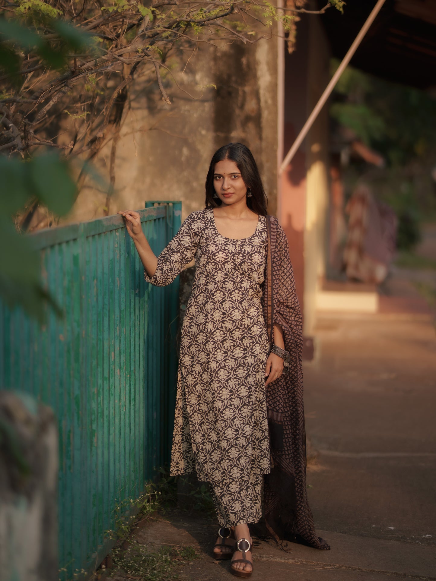 Myraa Bagru Co-ord Set