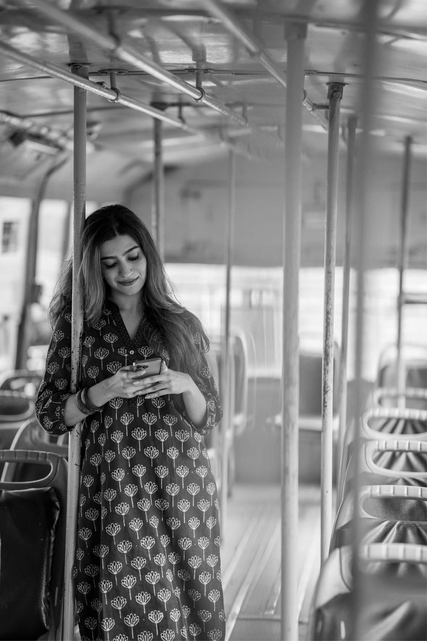 Haya Indigo Ajrakh Kurta Pant Set