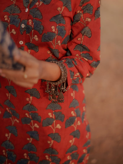 Safar Madder Ajrakh Co-ord Set