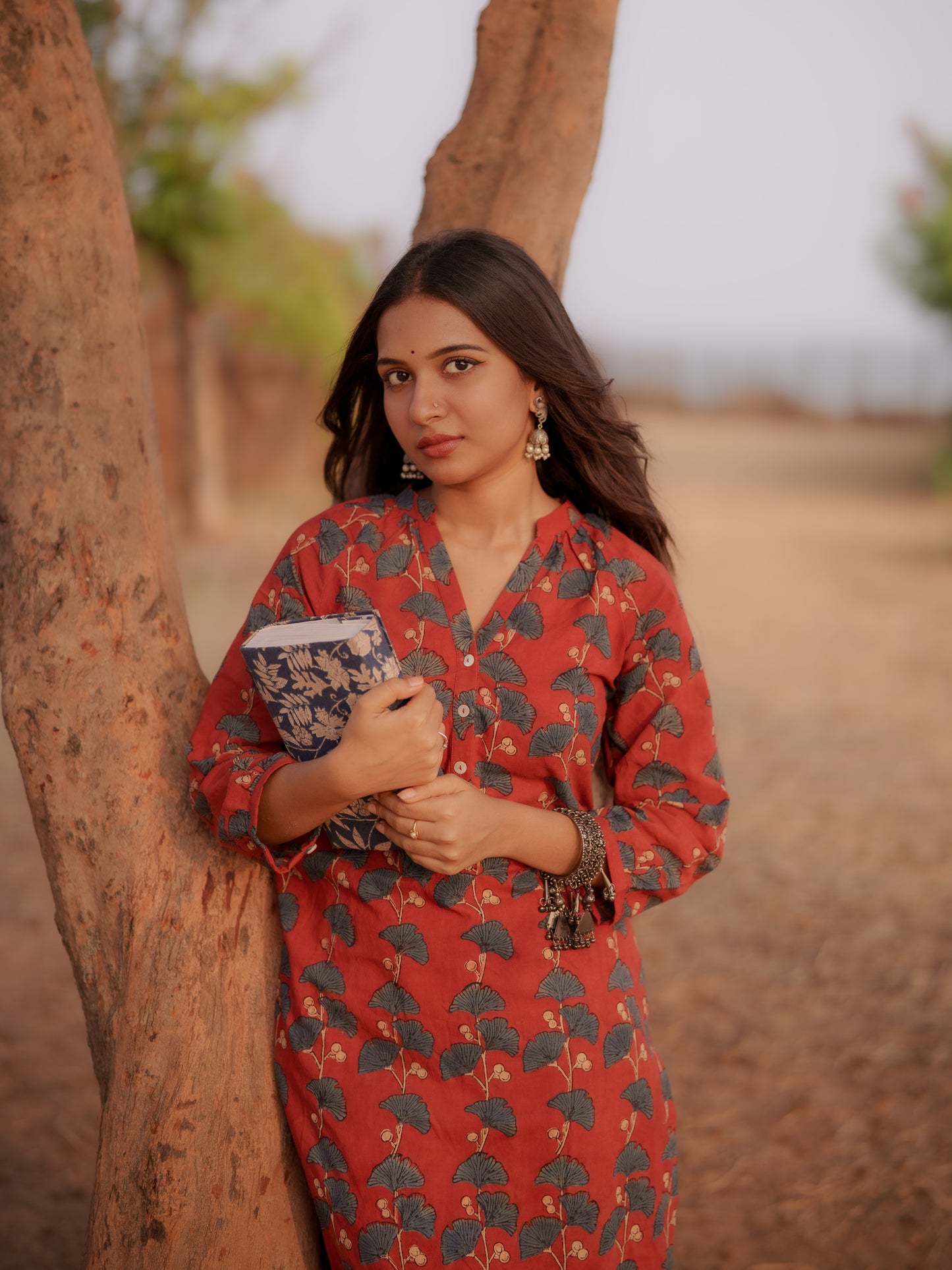 Safar Madder Ajrakh Co-ord Set