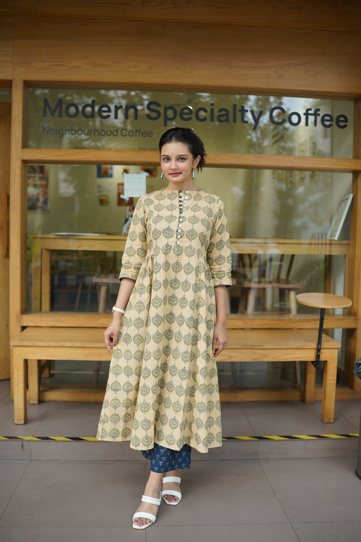 Alam Sanganeri Kurta