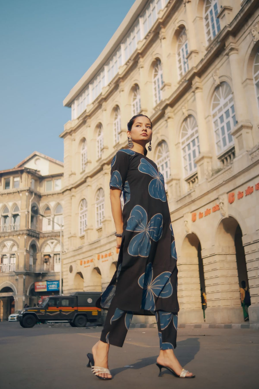 Karya Black Ajrakh Co-ord Set