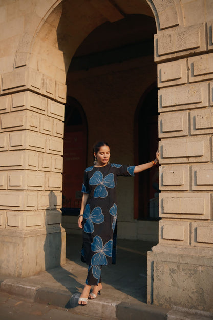 Karya Black Ajrakh Co-ord Set