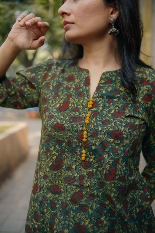 Qala Ajrakh Co-ord Set