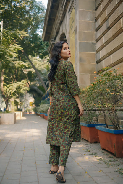 Qala Ajrakh Co-ord Set