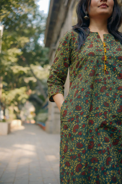 Qala Ajrakh Co-ord Set