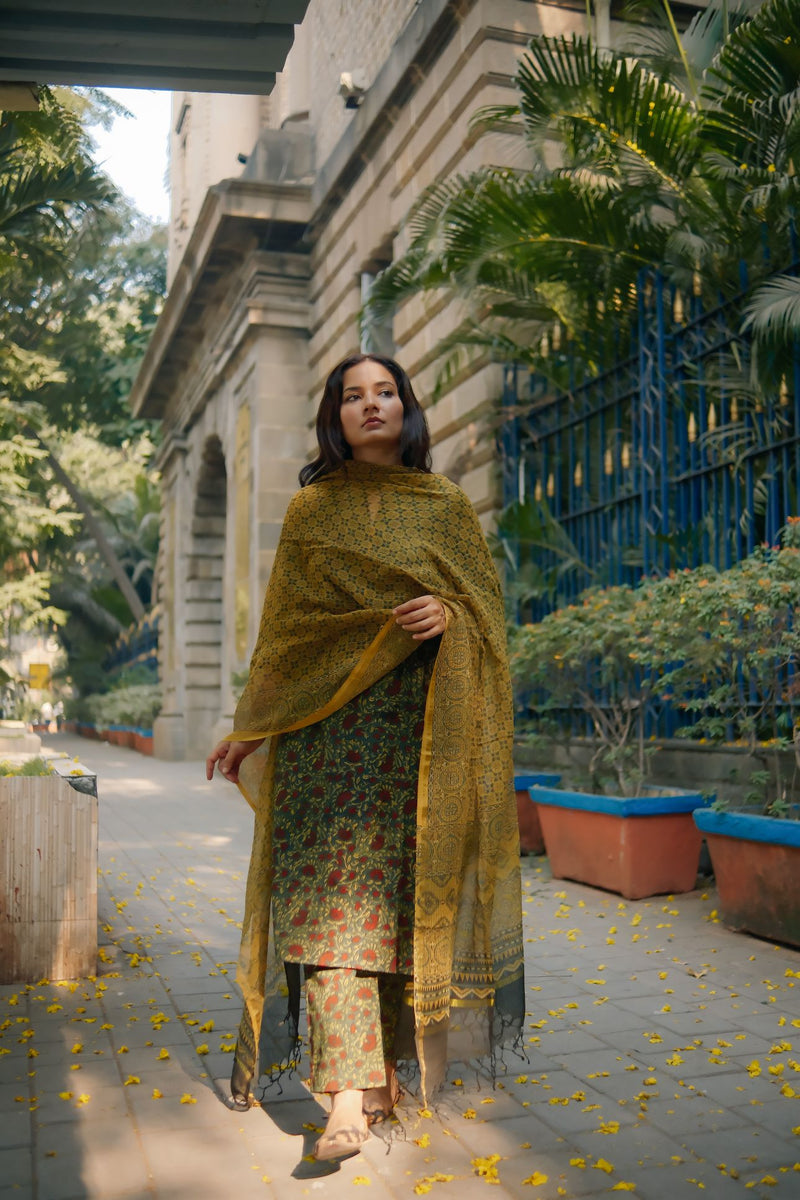 Qala Ajrakh Co-ord Set