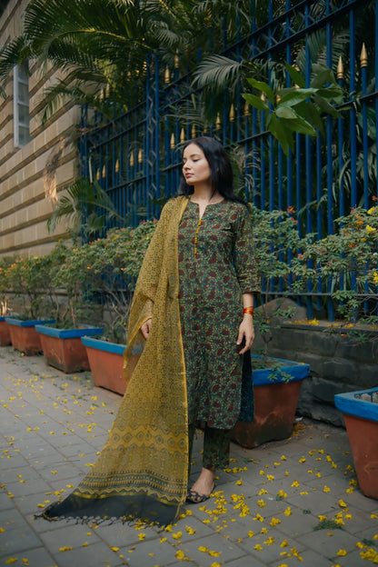 Qala Ajrakh Co-ord Set