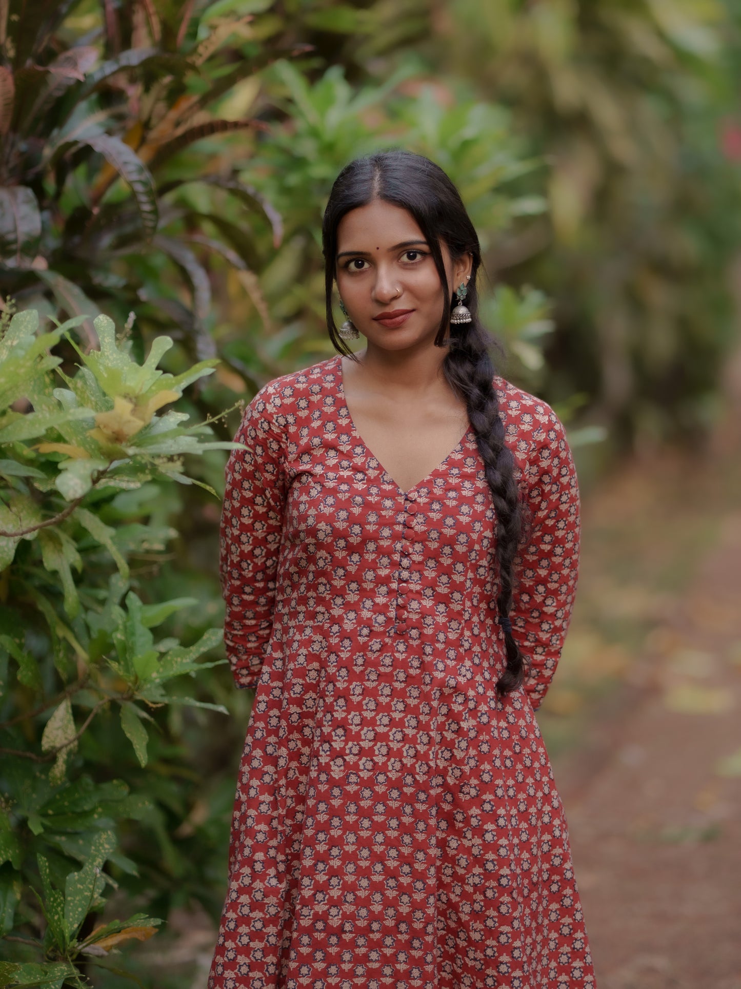 Maya Madder Red Bagru Co-ord Set