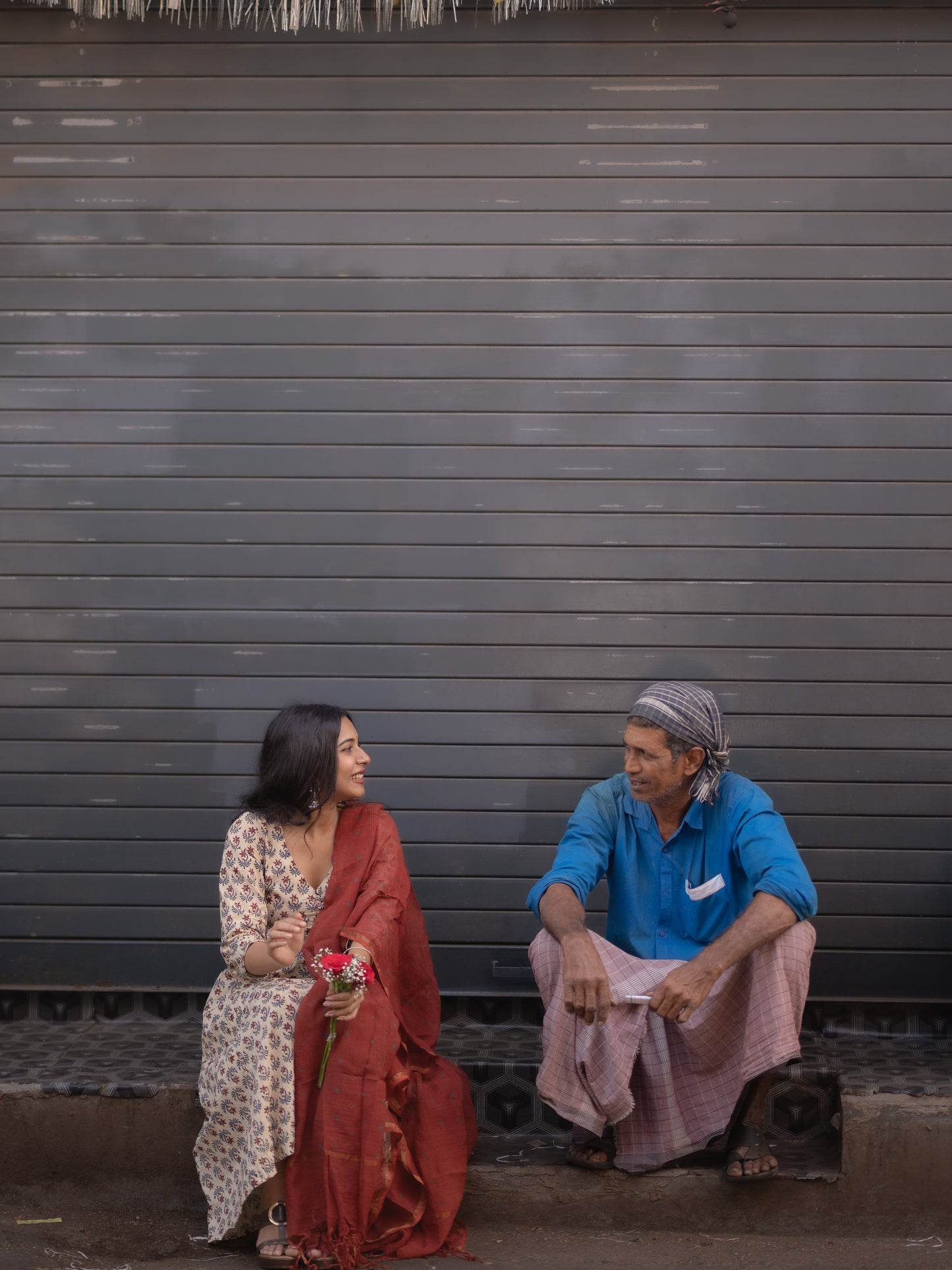 Maya Beige Bagru Co-ord Set