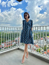 Bali Indigo Wrap Dress