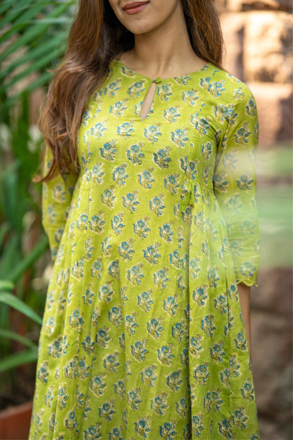 Kshana Hara Sanganeri Kalidaar Set