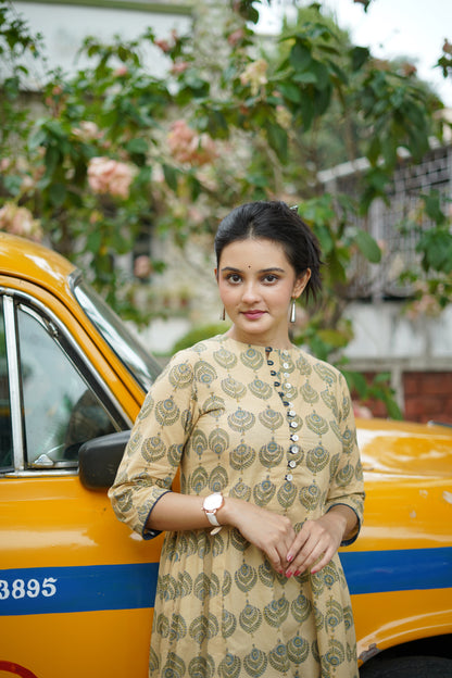 Alam Sanganeri Kurta