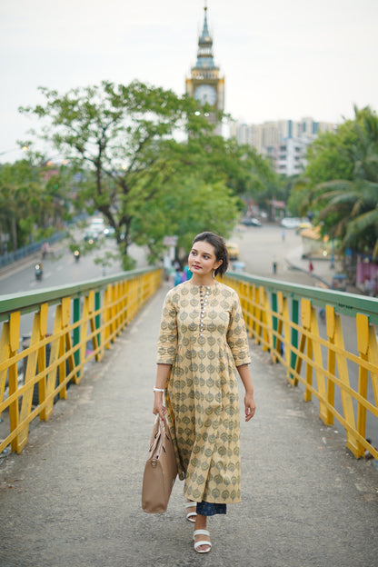 Alam Sanganeri Kurta