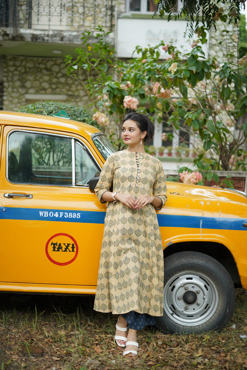 Alam Sanganeri Kurta