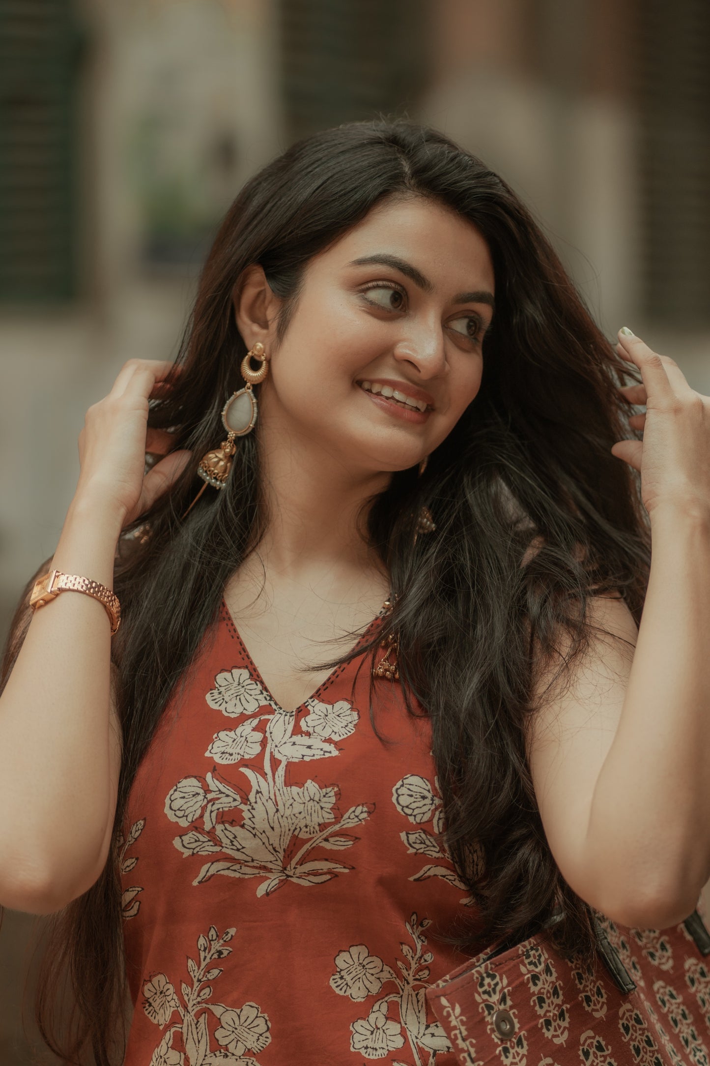 Raha Madder Bagru Co-ord Set