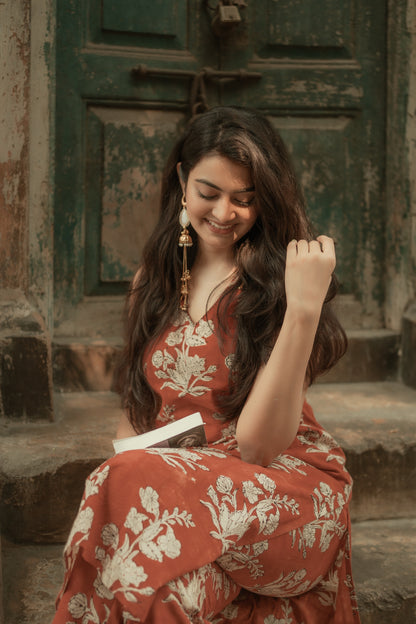 Raha Madder Bagru Co-ord Set