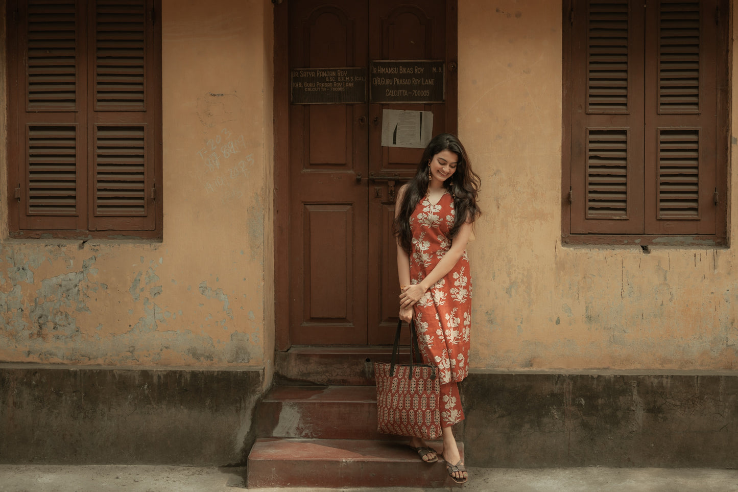 Raha Madder Bagru Co-ord Set