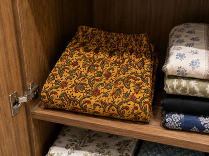 Haldi Ajrakh Comfort Cotton Pants