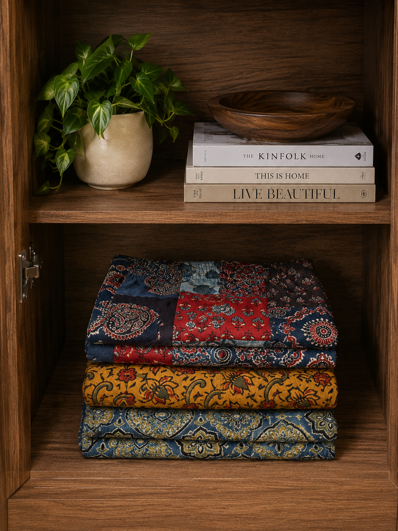 Indigo Ajrakh Lazy Pants