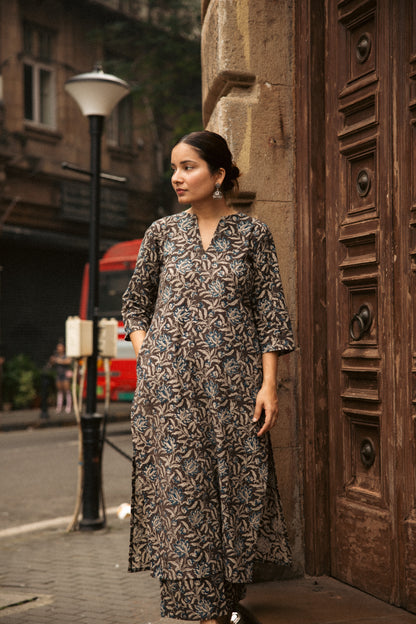 Kara Kalamkari Co-ord Set