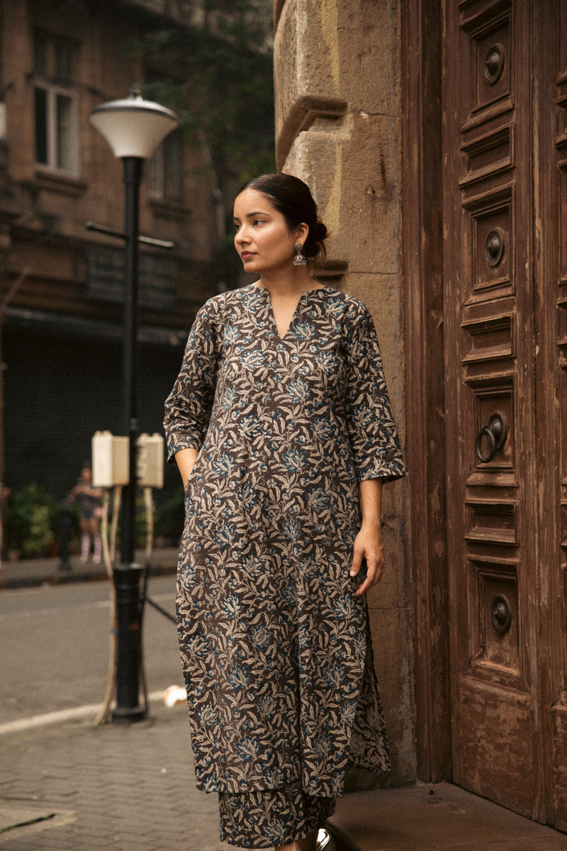 Kara Kalamkari Co-ord Set