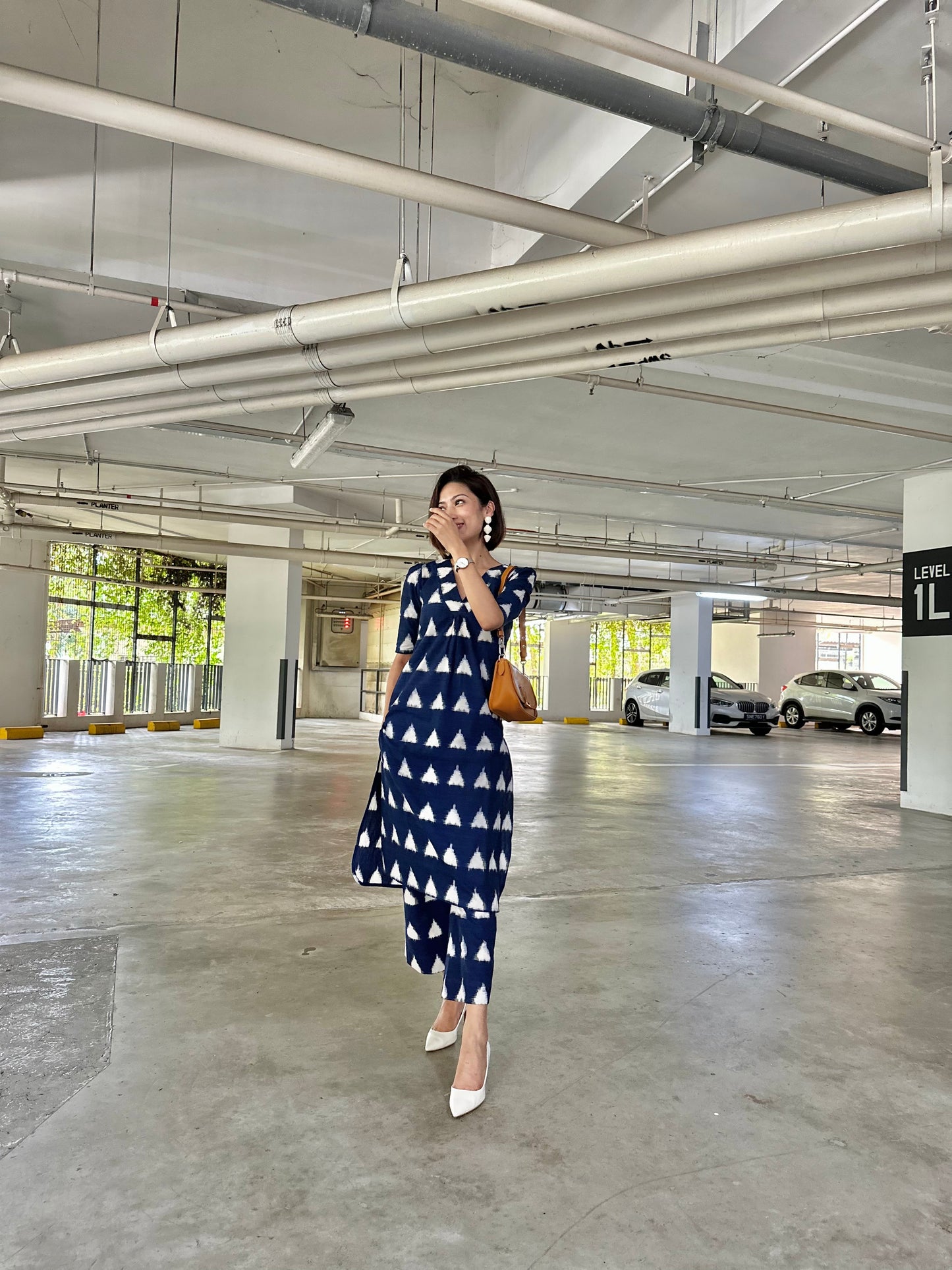 Vaayu Indigo Co-ord Set