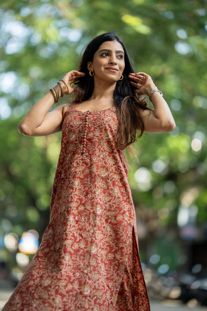 Varnam Madder Kalamkari Co-ord Set