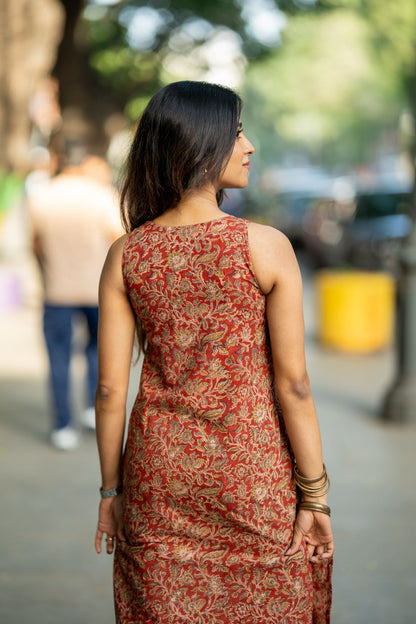 Varnam Madder Kalamkari Co-ord Set