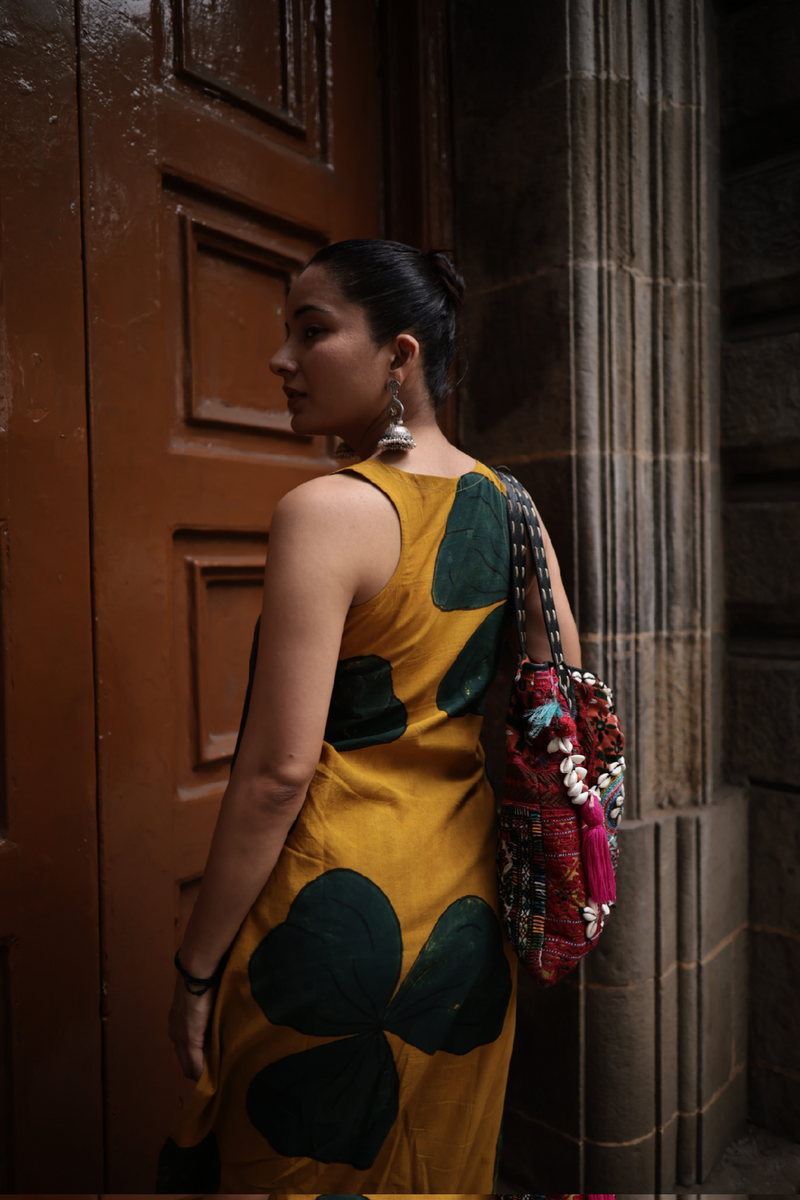 Saaya Haldi Ajrakh Co-ord Set