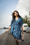 Bali Indigo Wrap Dress