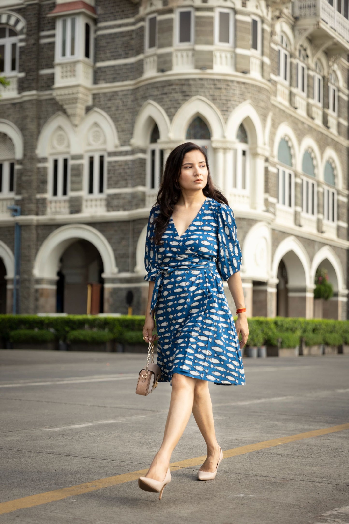 Bali Indigo Wrap Dress