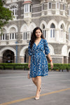 Bali Indigo Wrap Dress