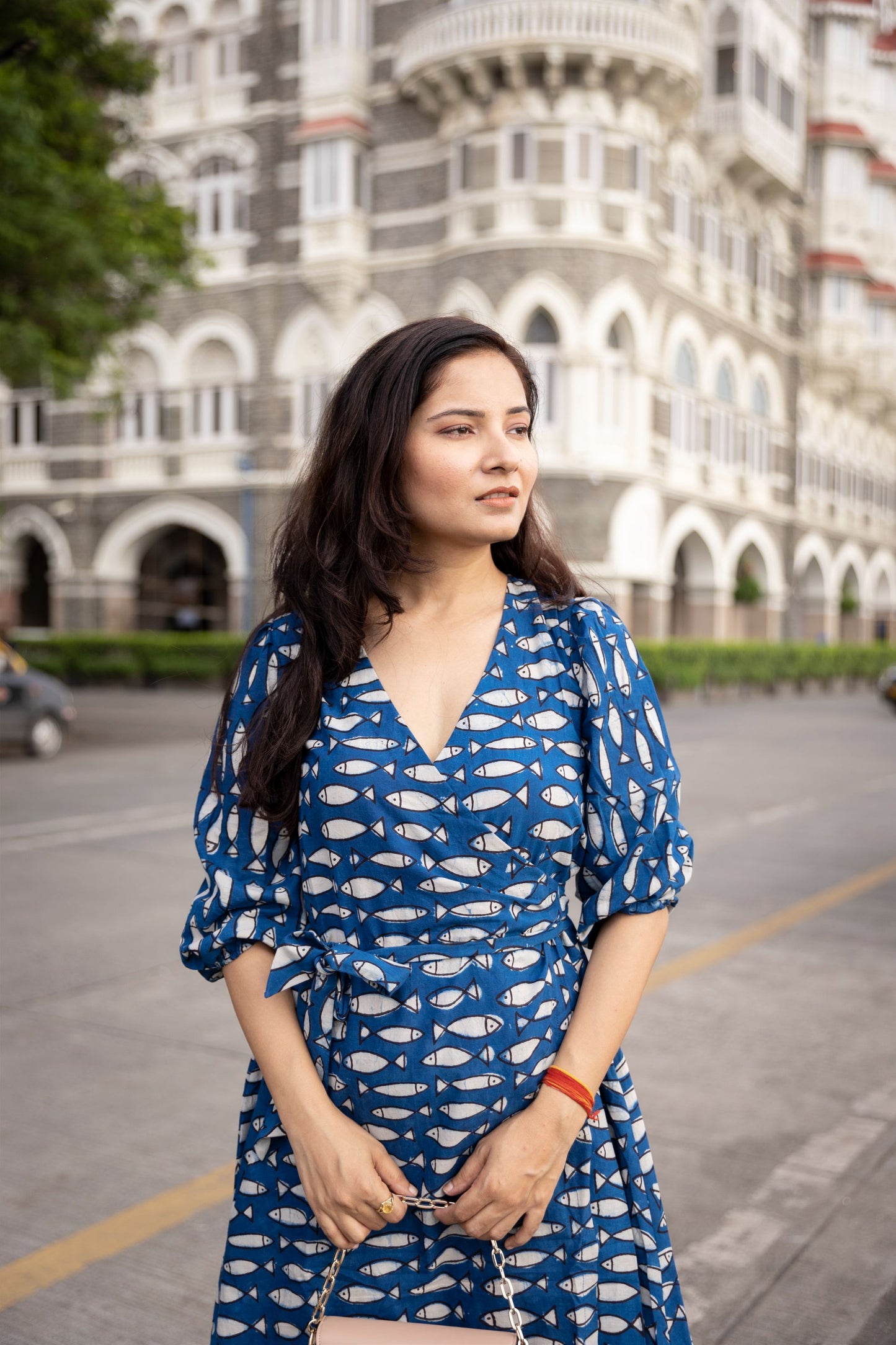Bali Indigo Wrap Dress