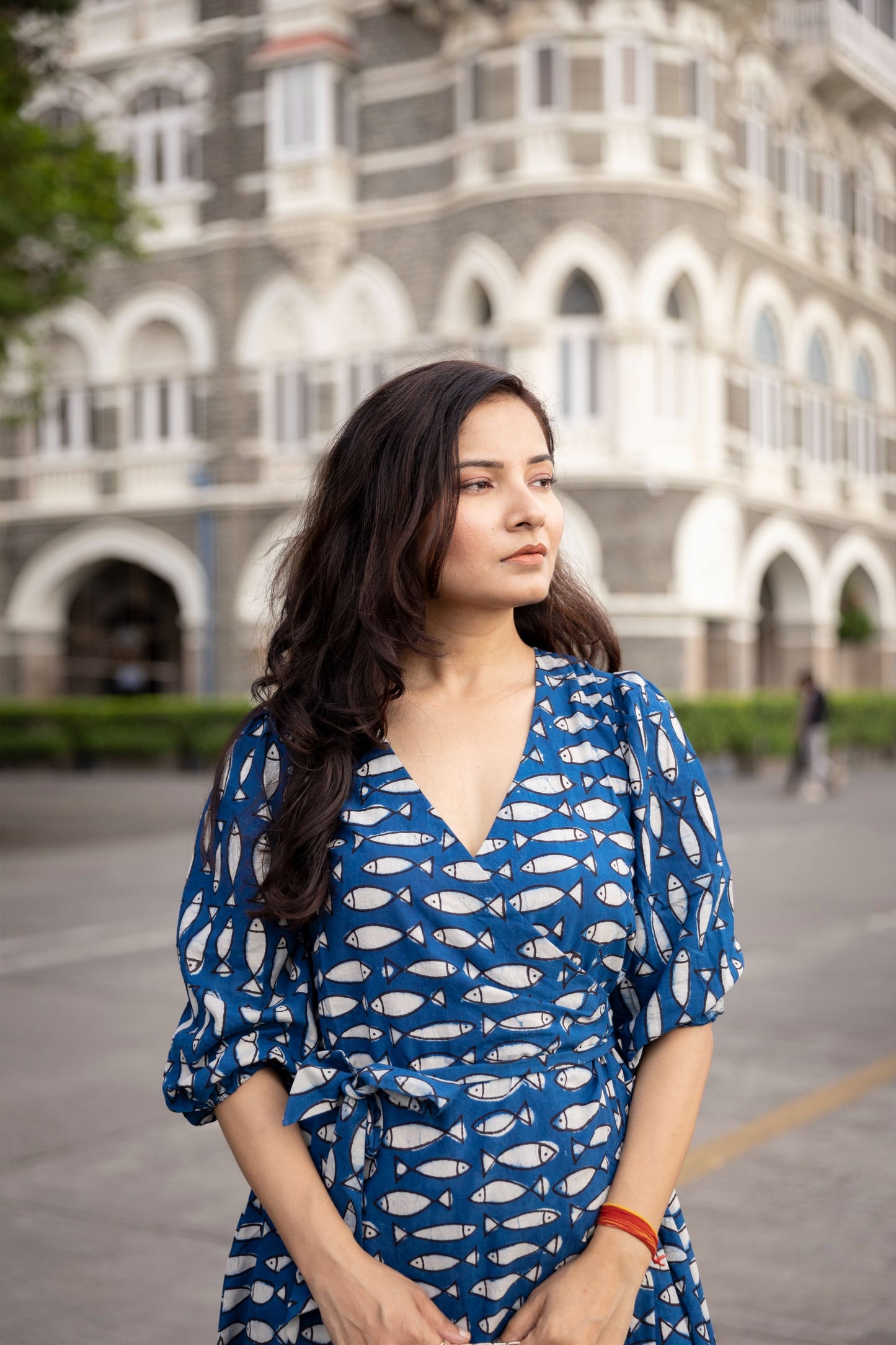 Bali Indigo Wrap Dress