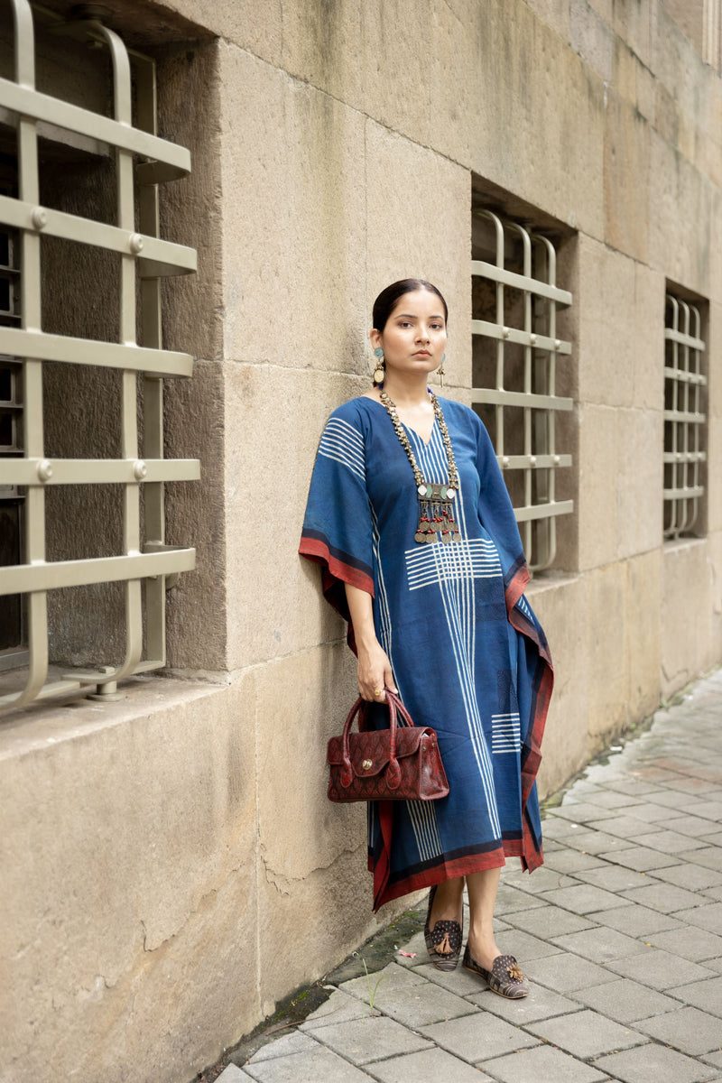 Sur Indigo Kaftan