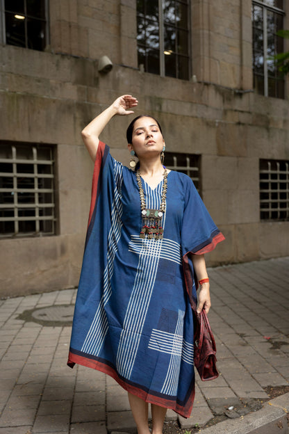 Sur Indigo Kaftan