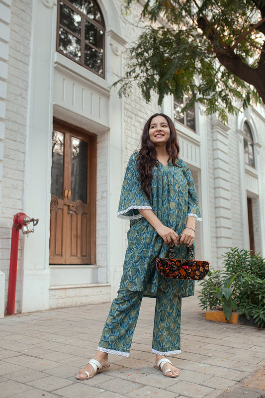 Vagator Indigo Co-ord set