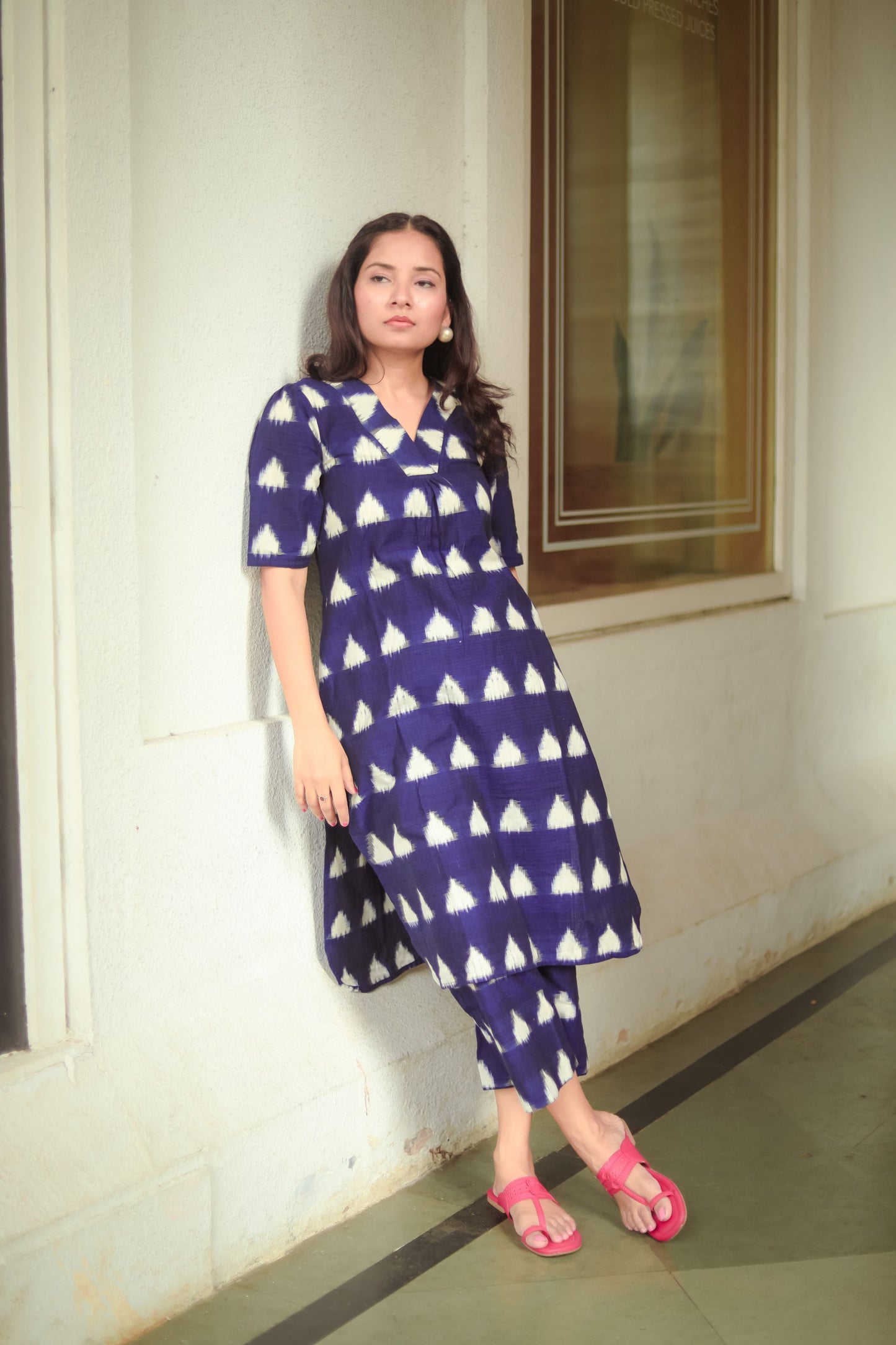 Vaayu Indigo Co-ord Set
