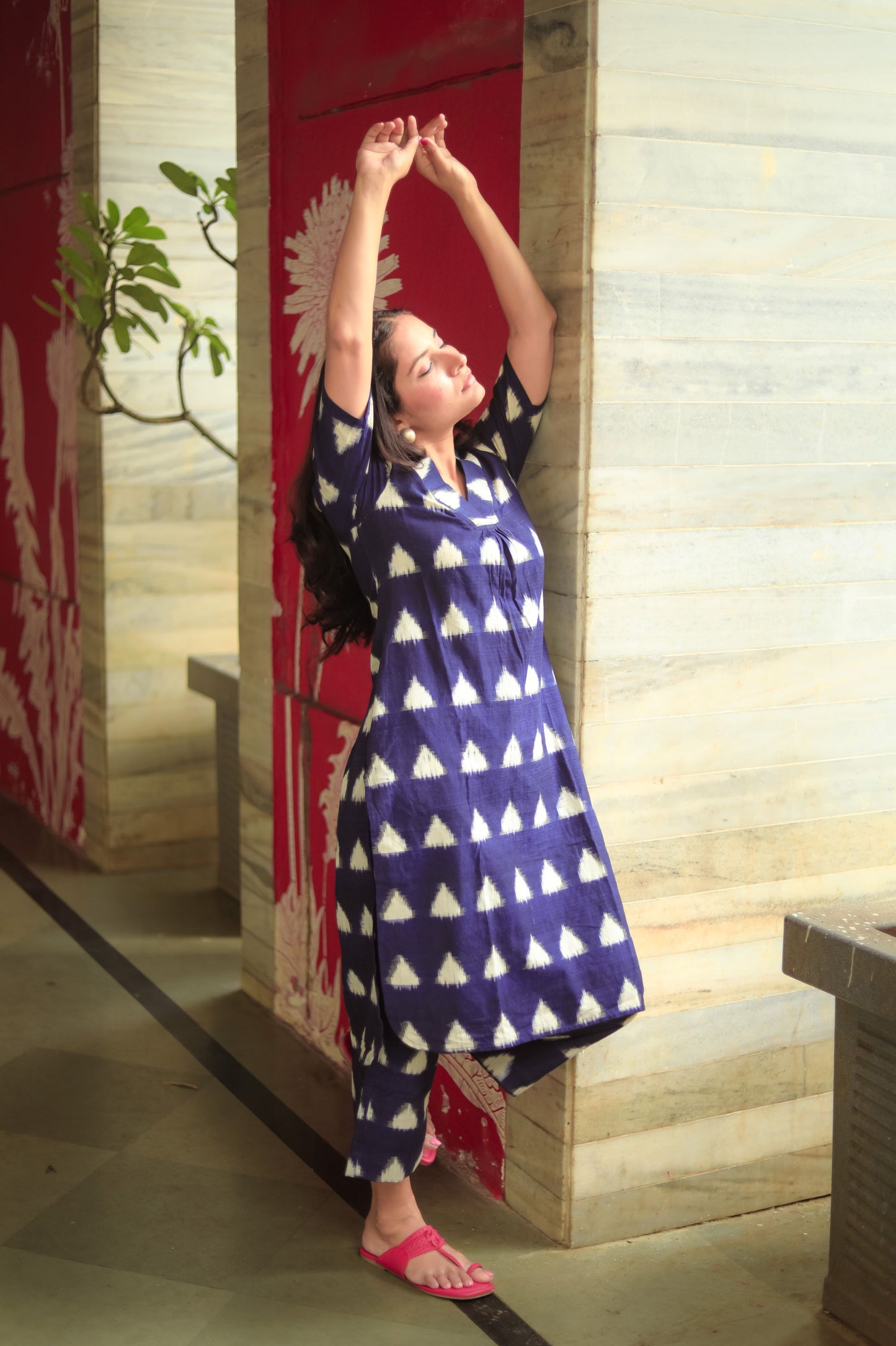 Vaayu Indigo Co-ord Set
