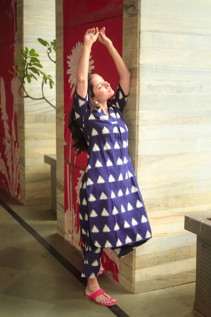 Vaayu Indigo Co-ord Set