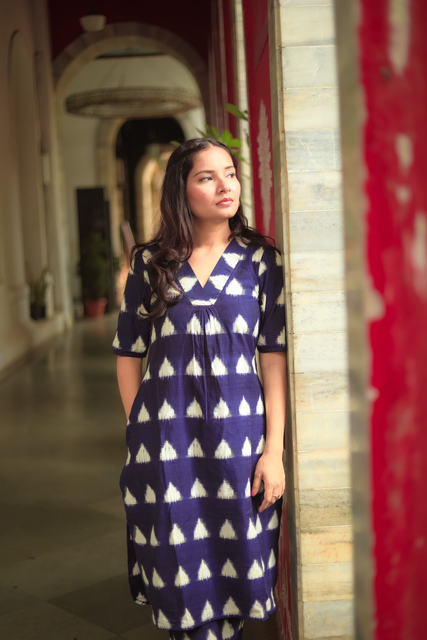 Vaayu Indigo Co-ord Set