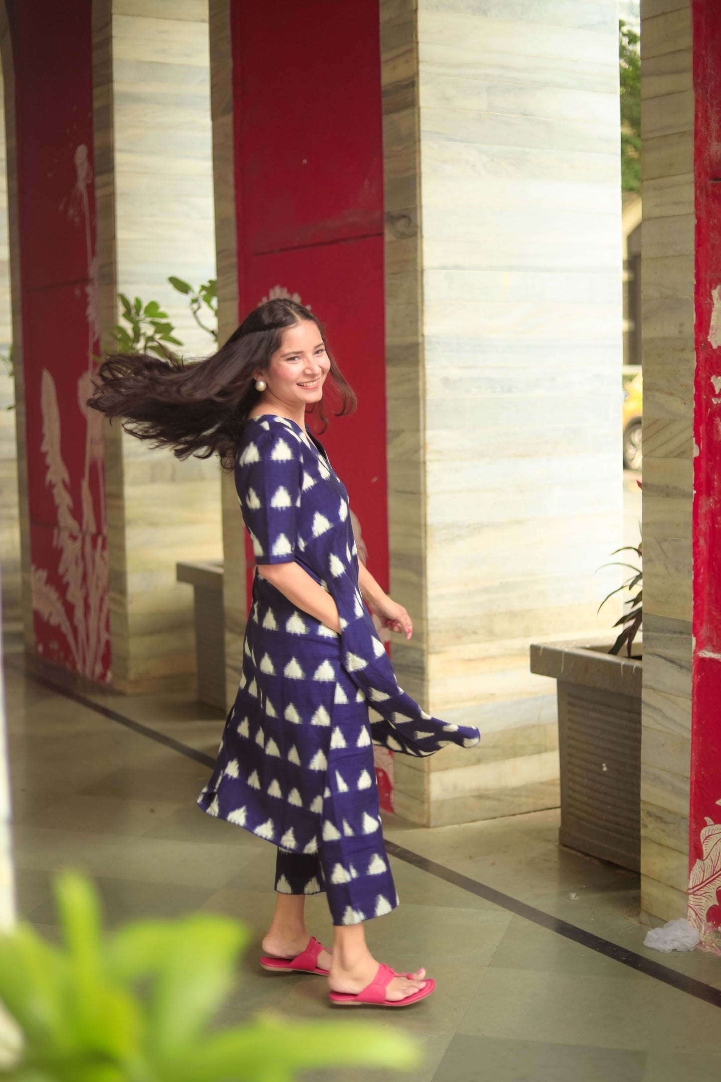 Vaayu Indigo Co-ord Set